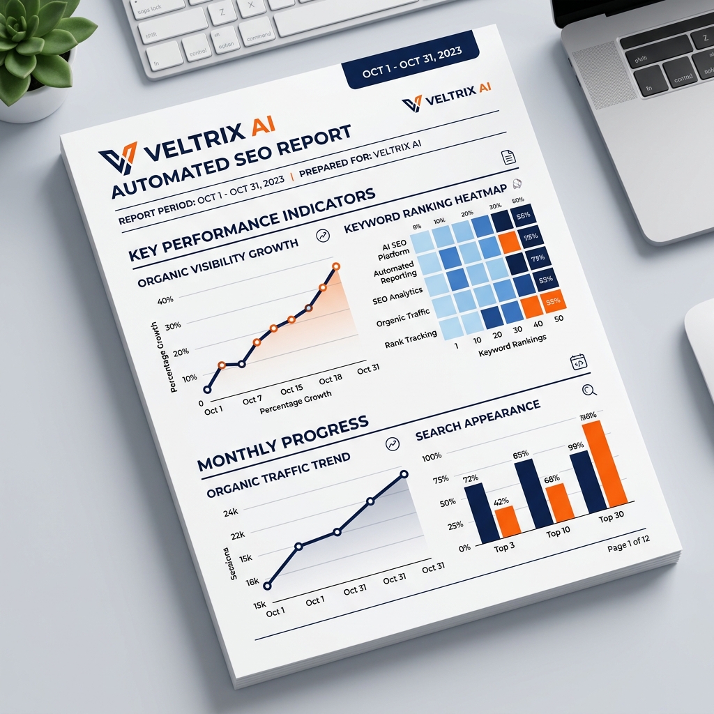 Veltrix AI Professional Local SEO Report Sample